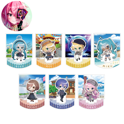 Hatsune Miku Diorama Acrylic Stand Vocaloid Retro& Kobe 2025 Mini
