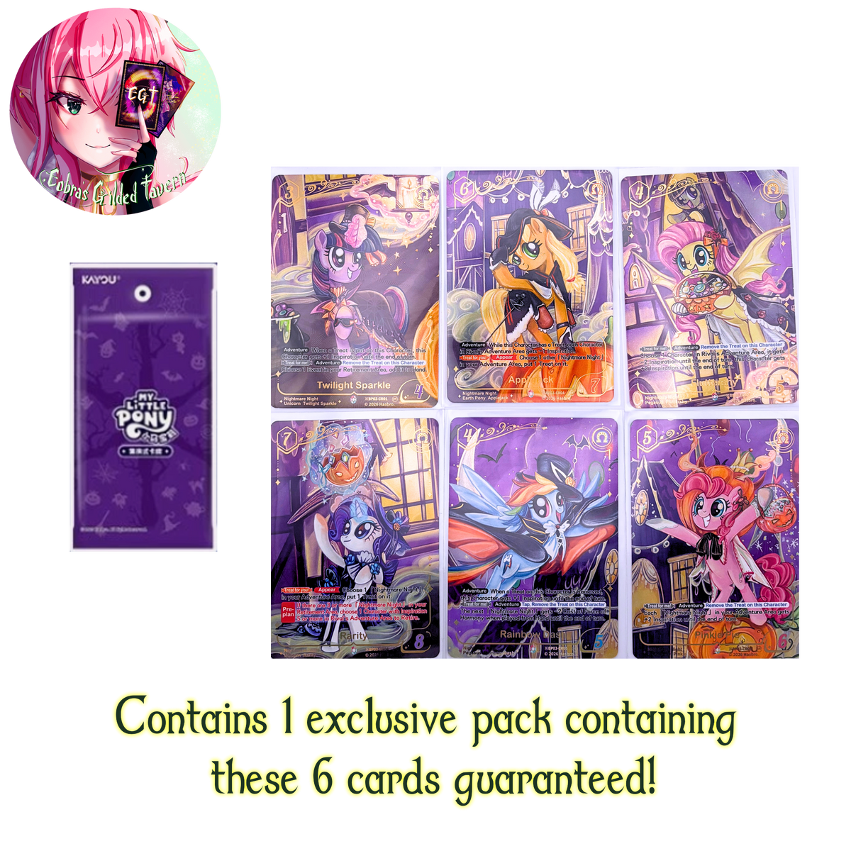 English My Little Pony TCG Nightmare Night Gift Box Bundle