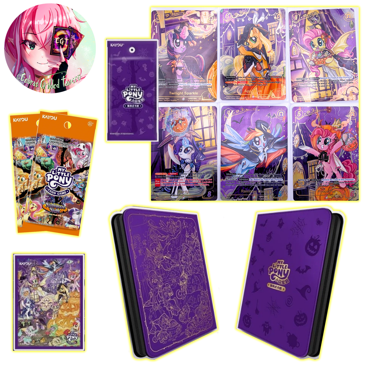 English My Little Pony TCG Nightmare Night Gift Box Bundle