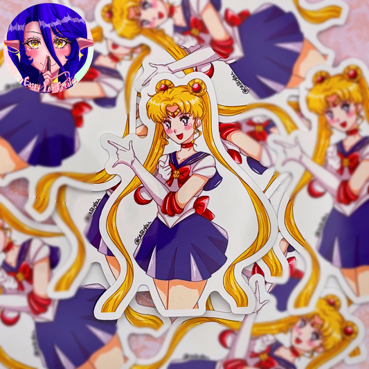 Sailor Moon | Usagi Glossy Vinyl Sticker