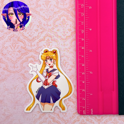 Usagi Glossy Vinyl Sticker