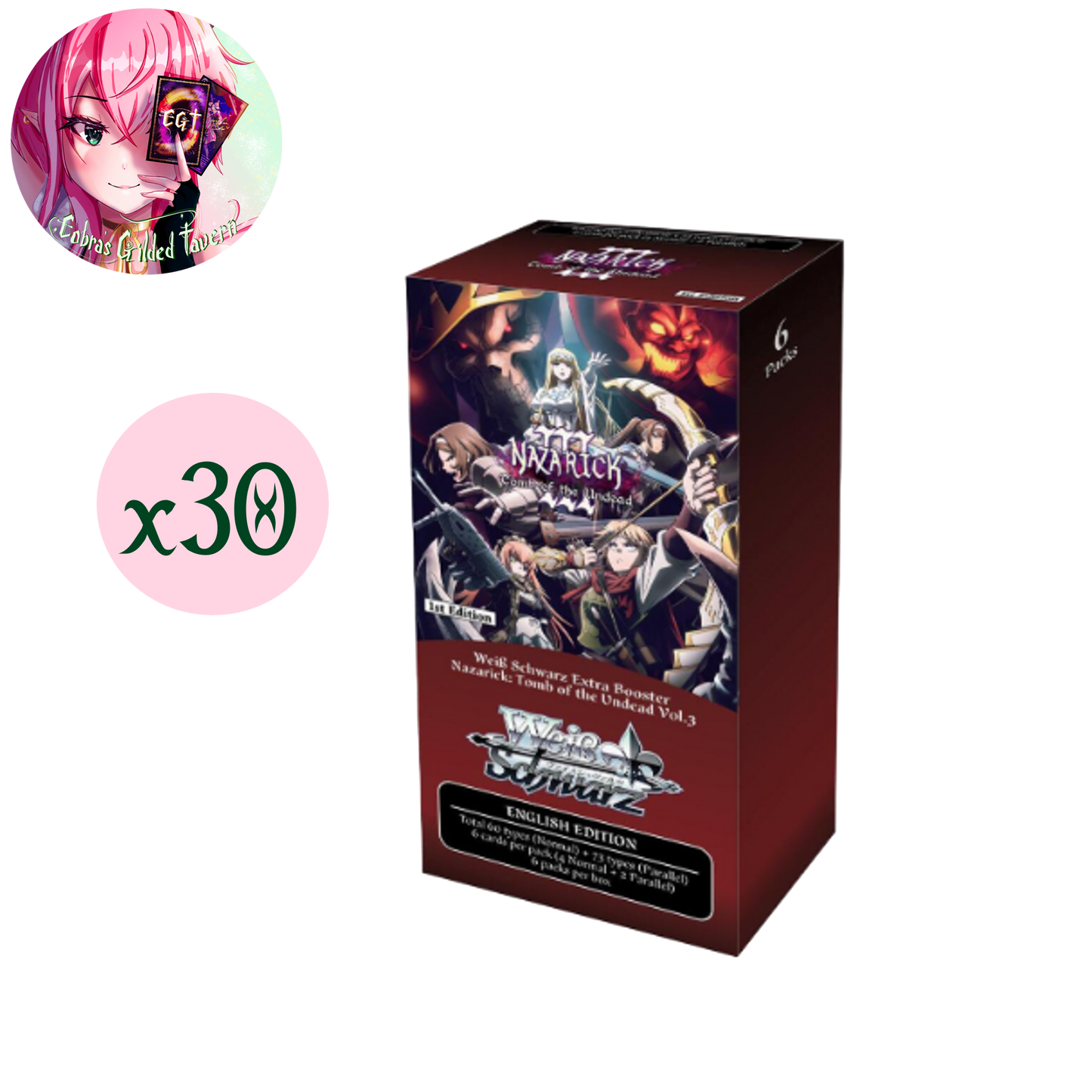 Nazarick: Tomb of the Undead Vol.3 | English Weiss Schwarz Extra Booster