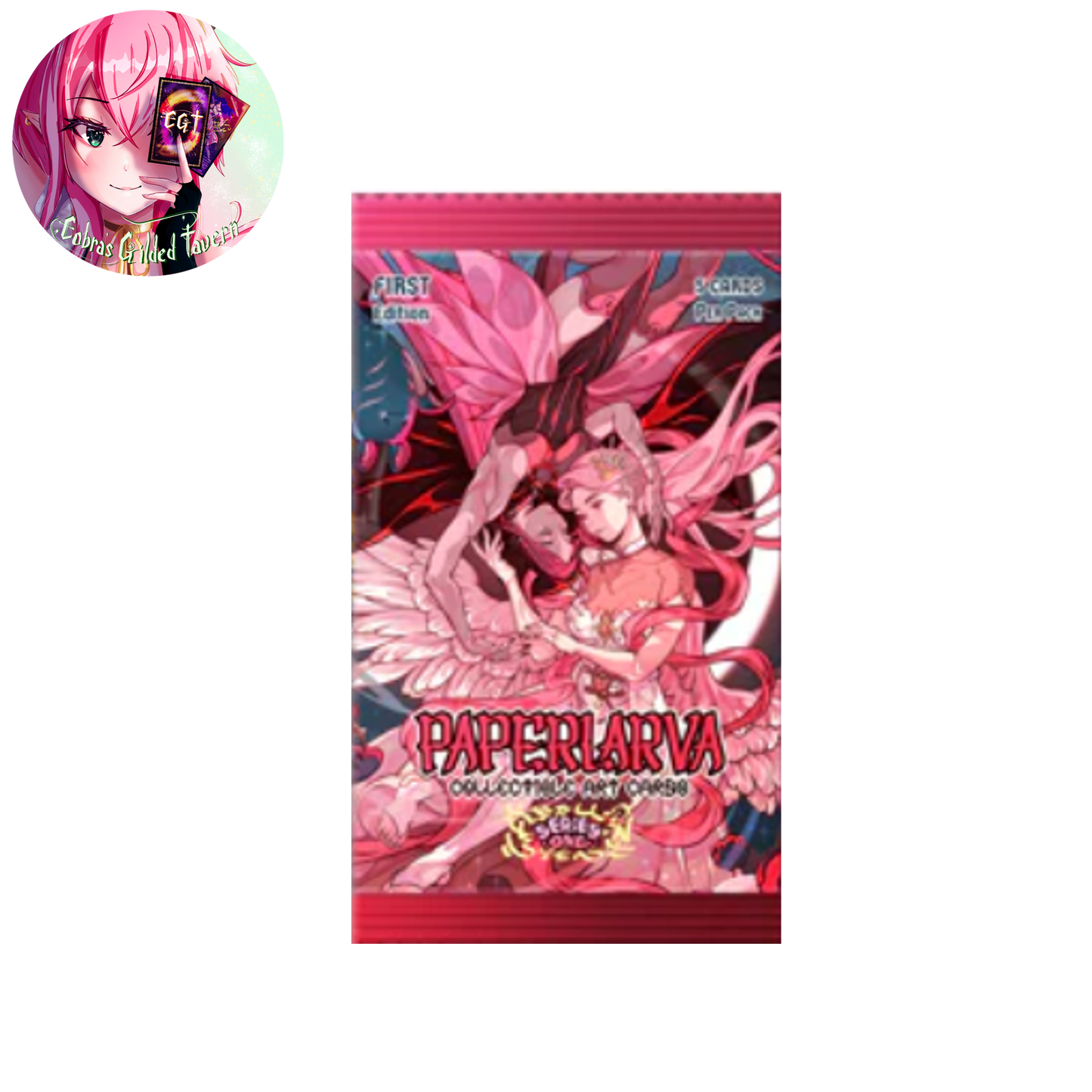 Paperlarva Series 1 | Collectible Art Cards - First Edition