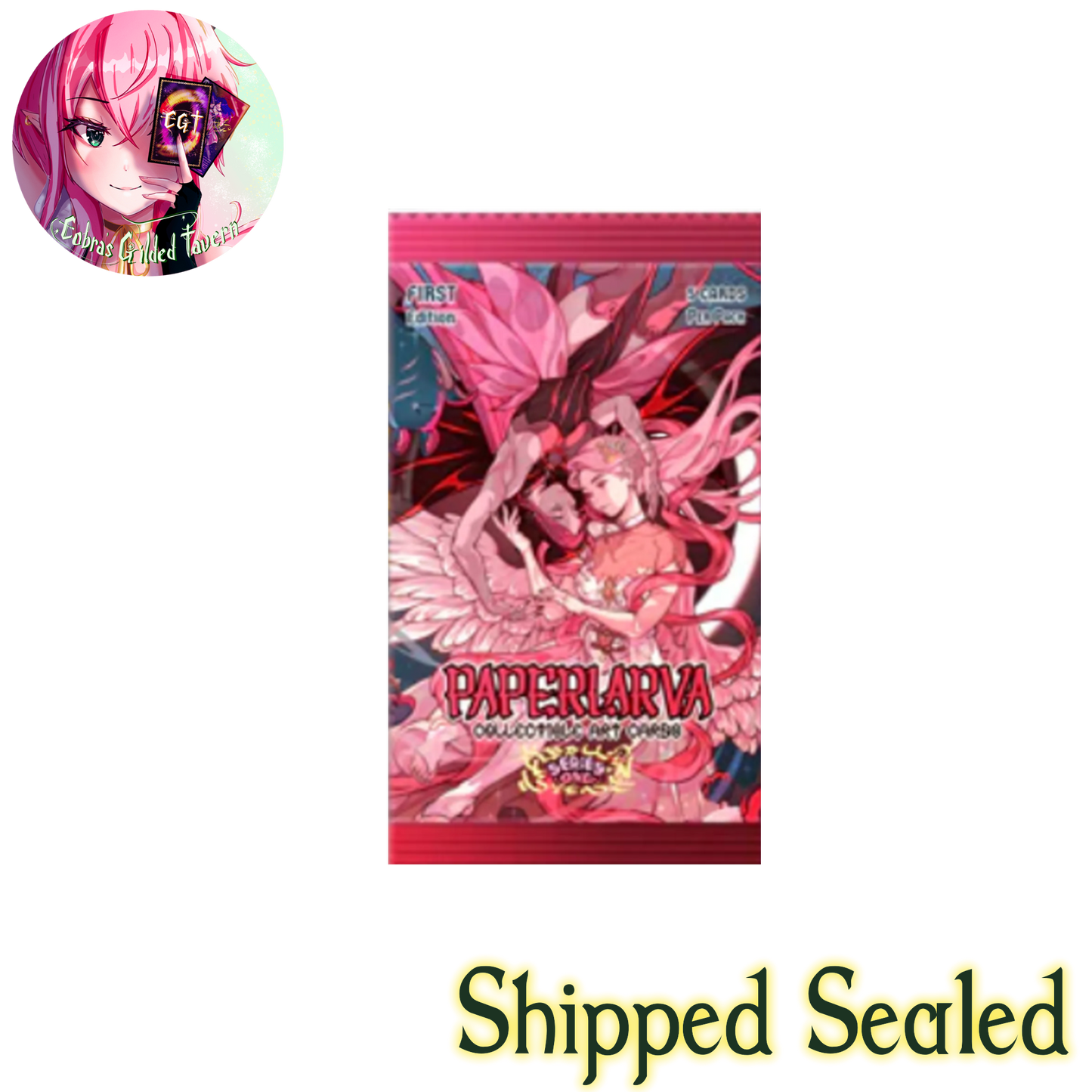 Paperlarva Series 1 | Collectible Art Cards - First Edition