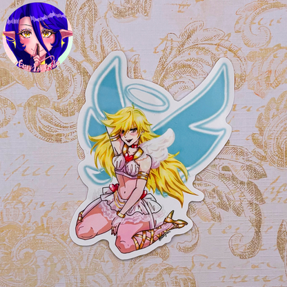 Angel Girls Glossy Vinyl Stickers