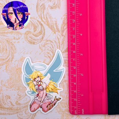 Angel Girls Glossy Vinyl Stickers