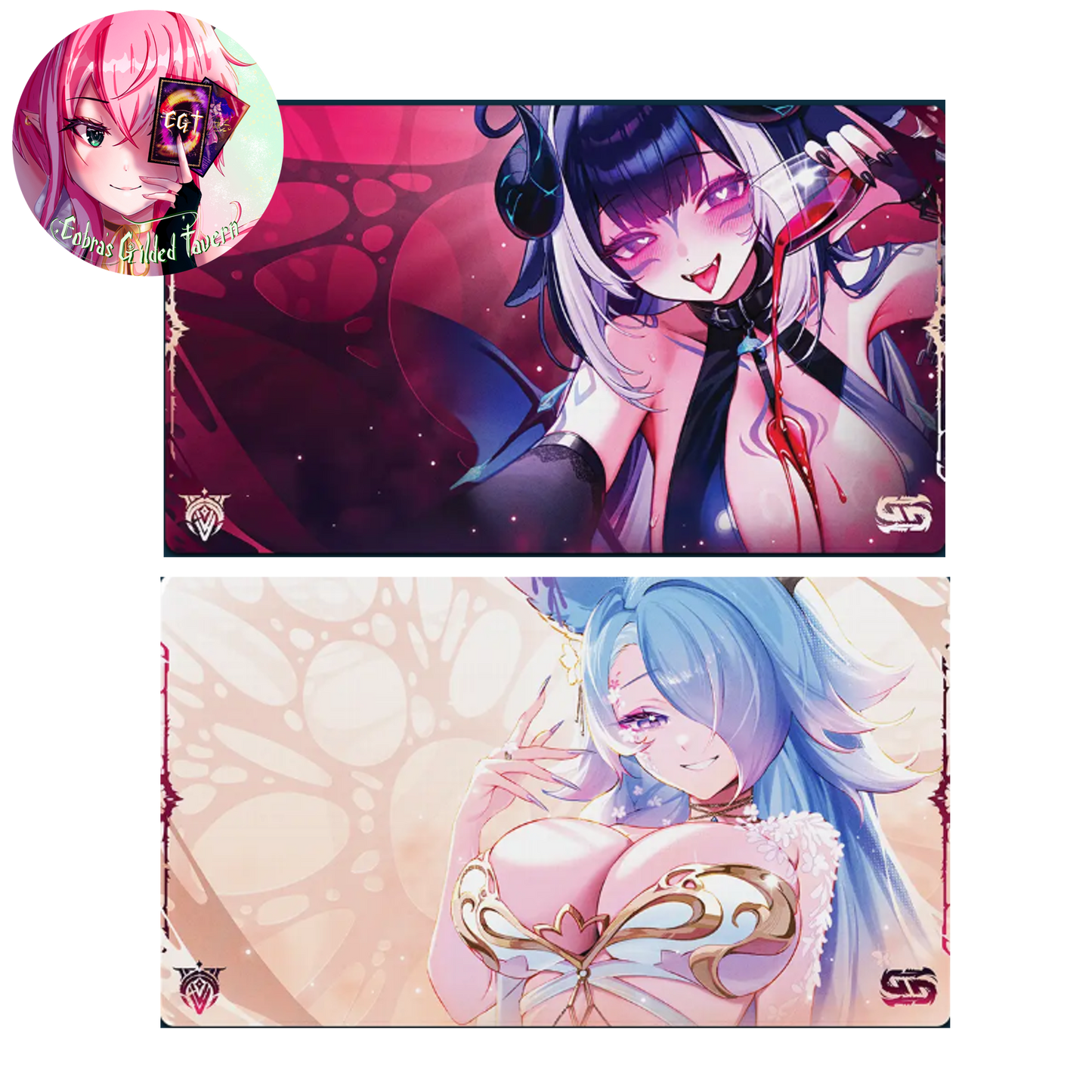 VCard Divine Chaos Shylily/Silvervale Playmats