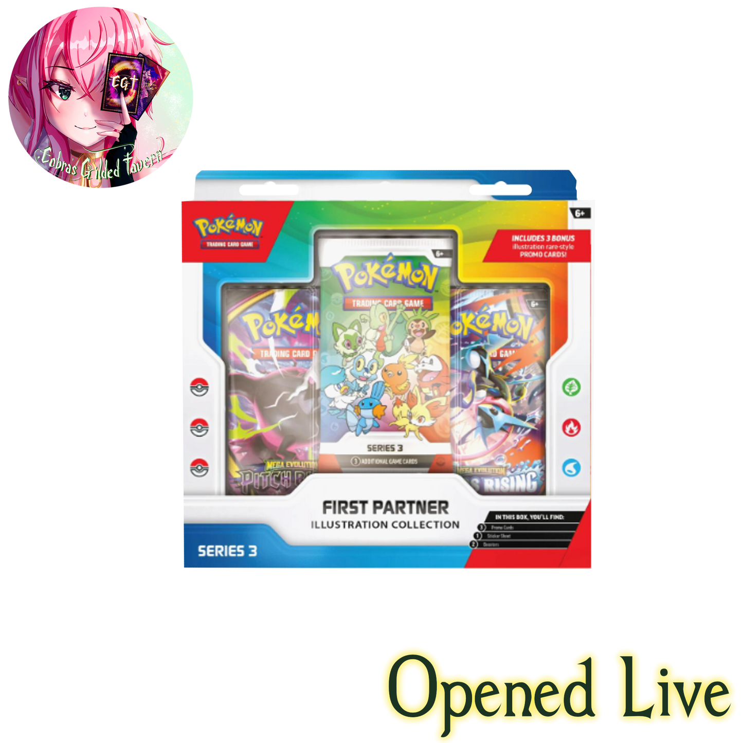 [LIMIT 1 PER] First Partner Illustration Collection (Series 3) | English Pokemon