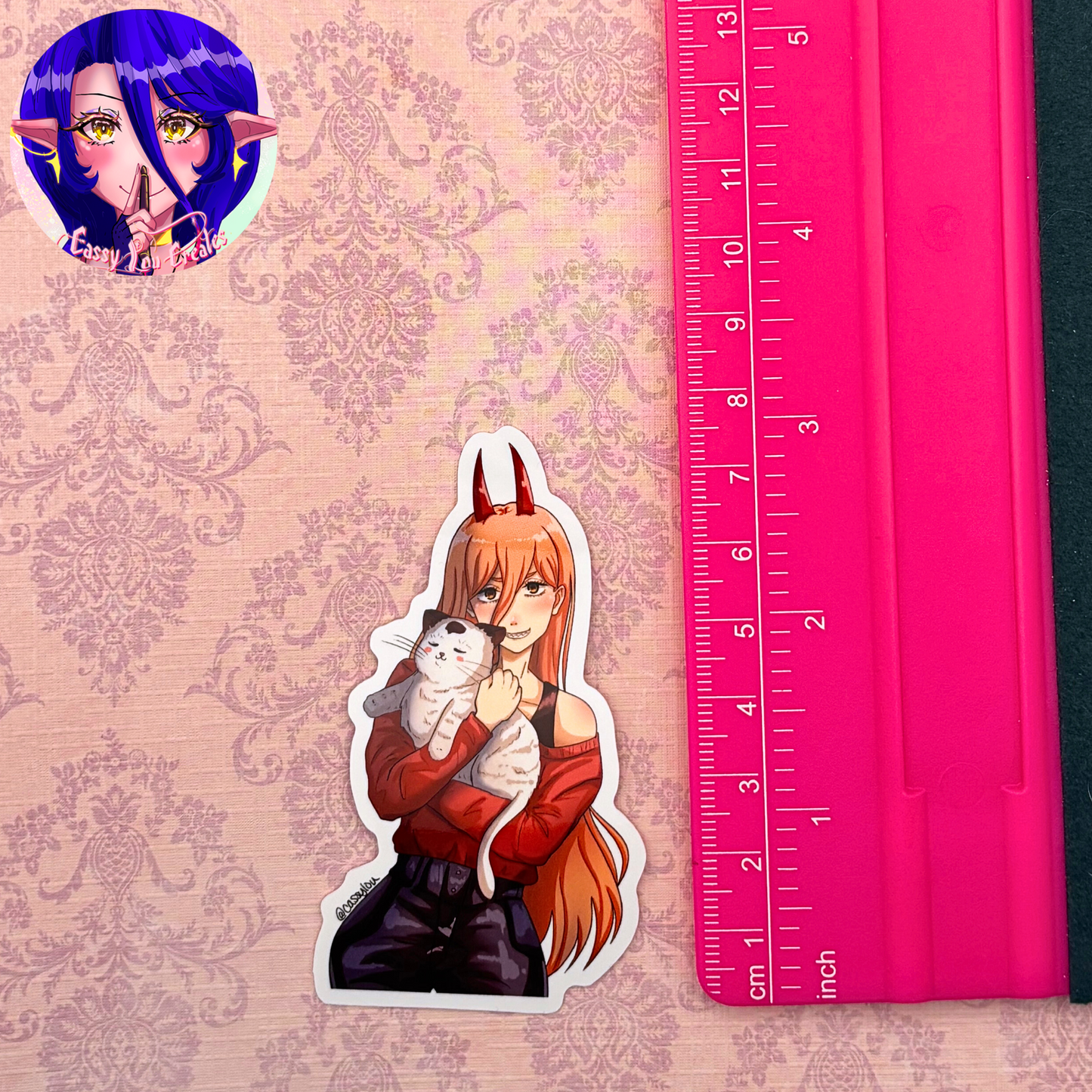 Chainsaw Man | Power Glossy Vinyl Sticker