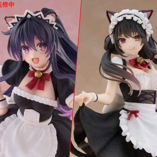 Kurumi Tokisaki and Tohka Yatogami (NEW) Cat Ear Maid Ver. Coreful Figures