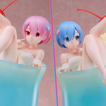 Re:ZERO -Starting Life in Another World- Rem/Ram Cream Soda 1/7 Scale Figures