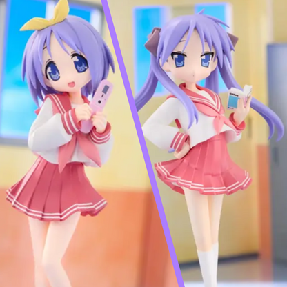 Trio-Try-iT Figure Lucky Star Tsukasa Hiiragi & Kagami Hiiragi