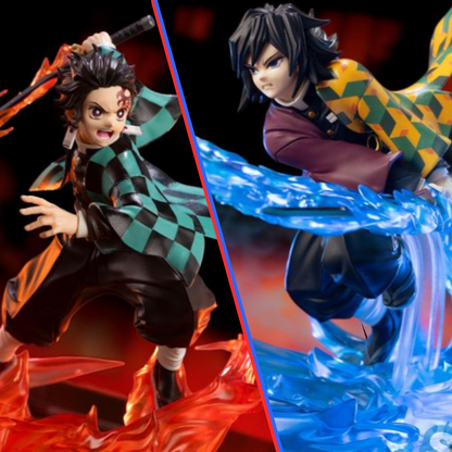 Demon Slayer: Kimetsu no Yaiba Xross Link Tanjiro/Giyu Figures