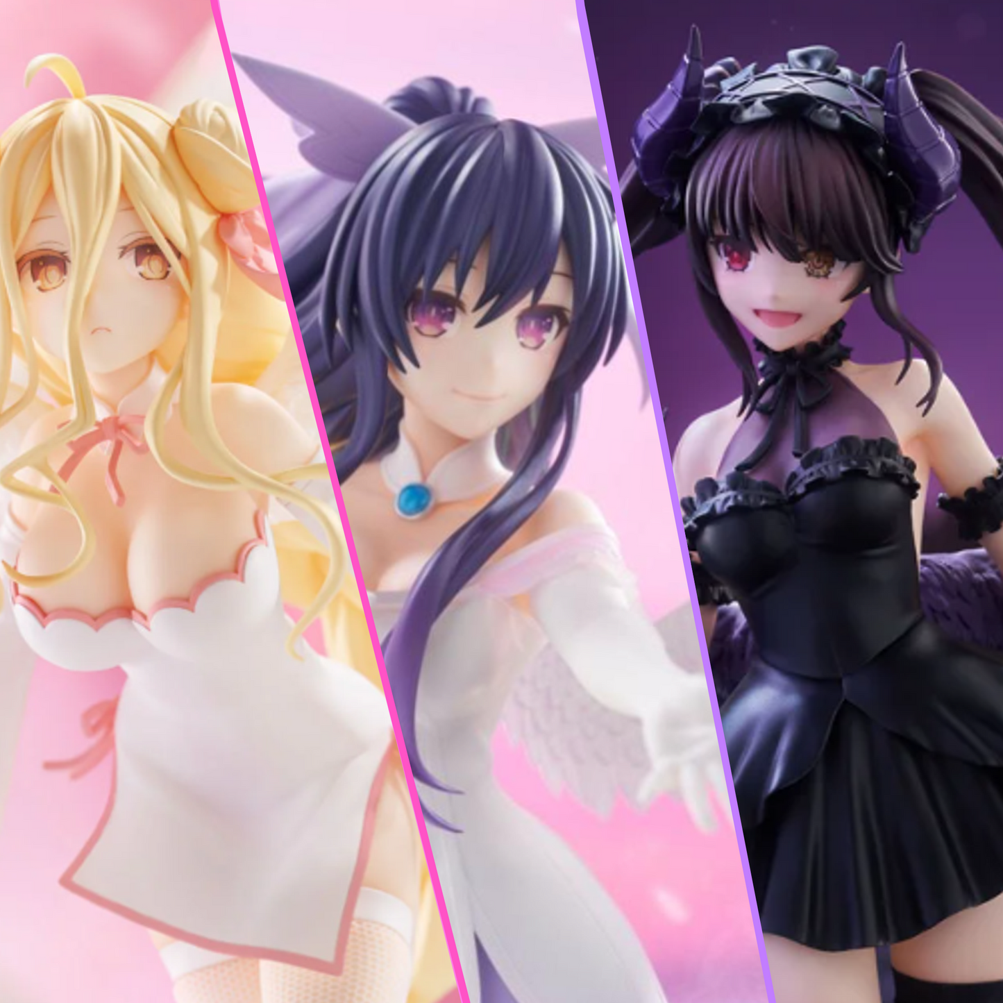 [NEW]  BiCute Dark/Pure Figure Date A Live V Kurumi/Tohka/Zodiac