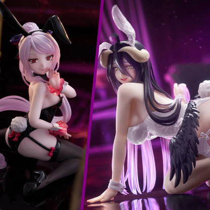 Albedo & Shalltear Bunny Ver. Renewal Desktop Cute Figure