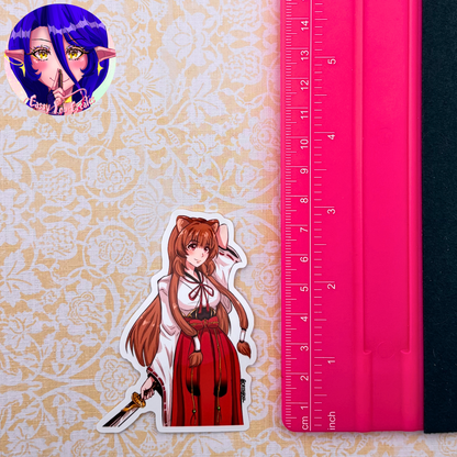 Shrine Maiden Glossy Vinyl Sticker