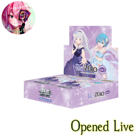 Re:Zero Vol. 3 | English Weiss Schwarz