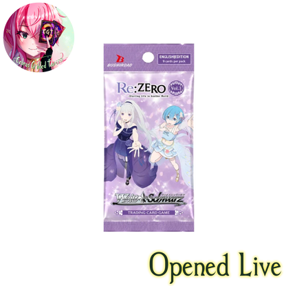 Re:Zero Vol. 3 | English Weiss Schwarz