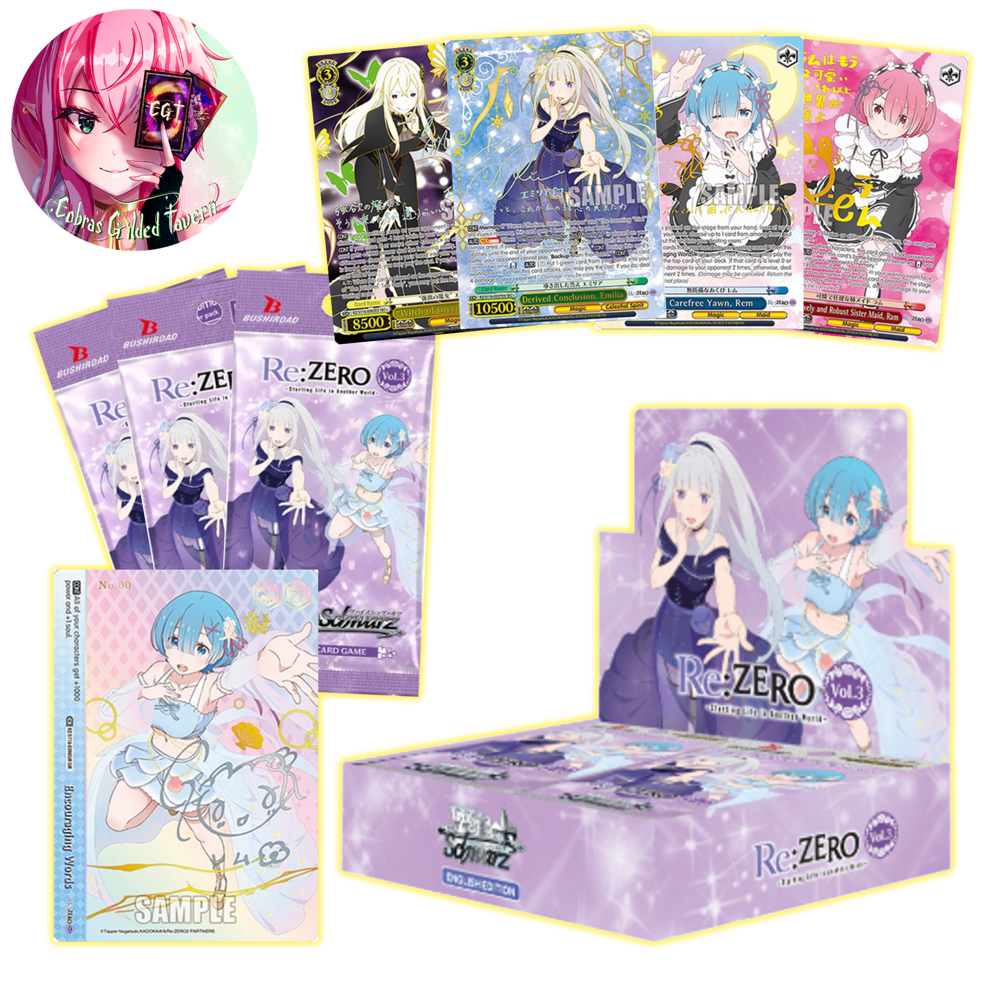 Re:Zero Vol. 3 | English Weiss Schwarz