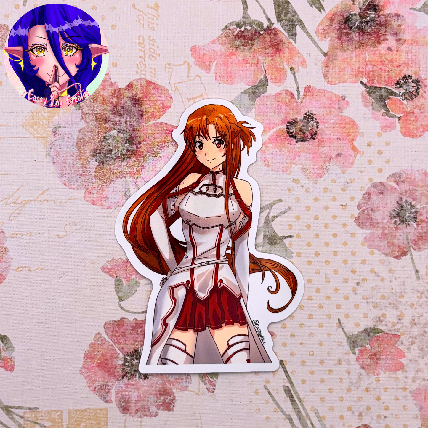 Sword Art Online | Kirito and Asuna Glossy Vinyl Stickers