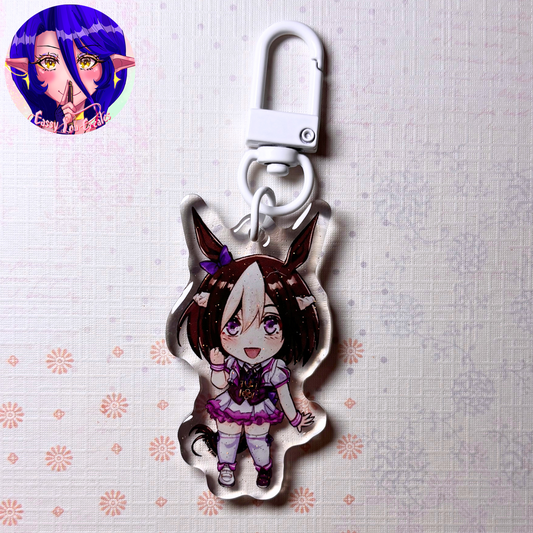 Umamusume Vol. 1 Glitter Epoxy Keychains