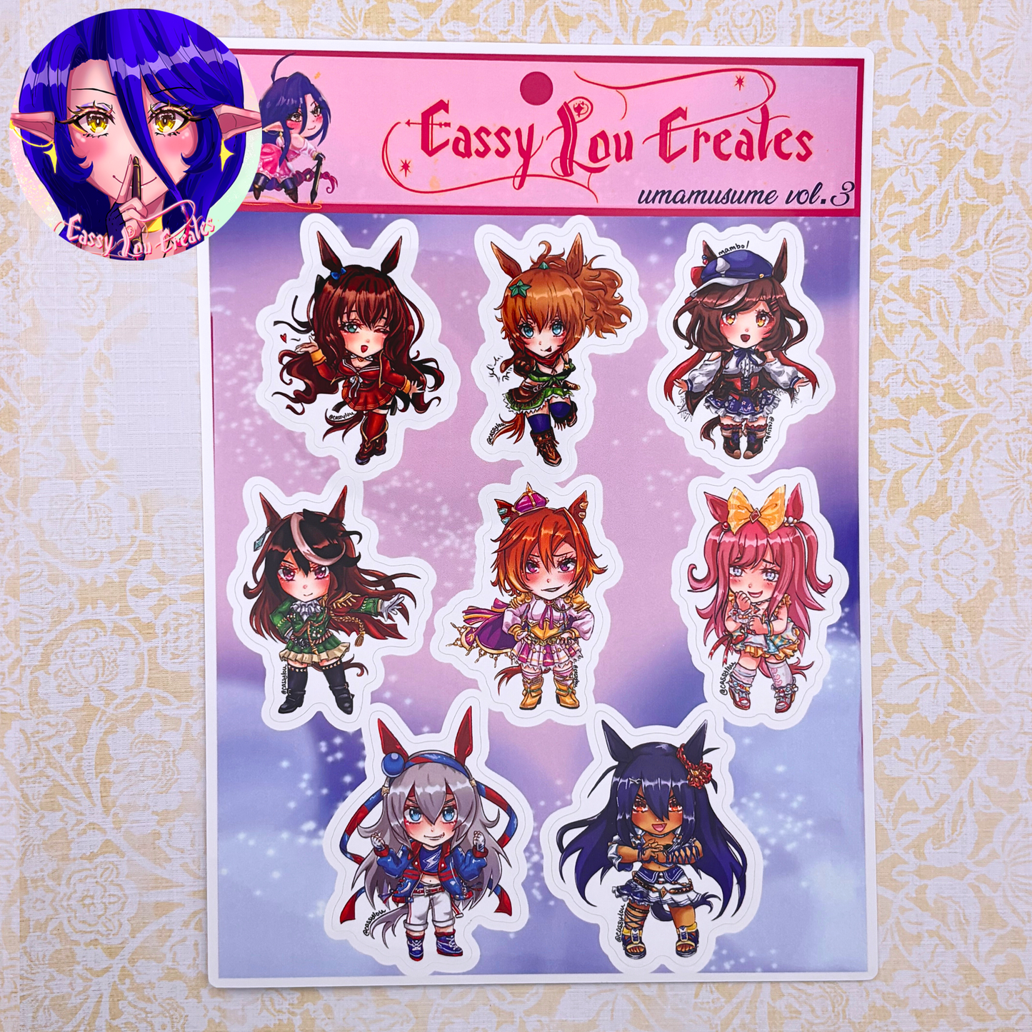 Umamusume Sticker Sheets