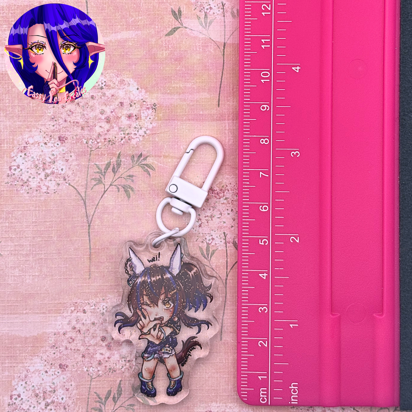 Horse Girls Vol. 4 Glitter Epoxy Keychains