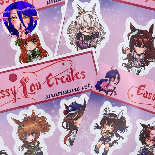 Horse Girls (Uma) Sticker Sheets
