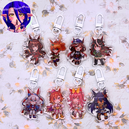 Horse Girls (Uma) Vol. 3 Glitter Epoxy Keychains