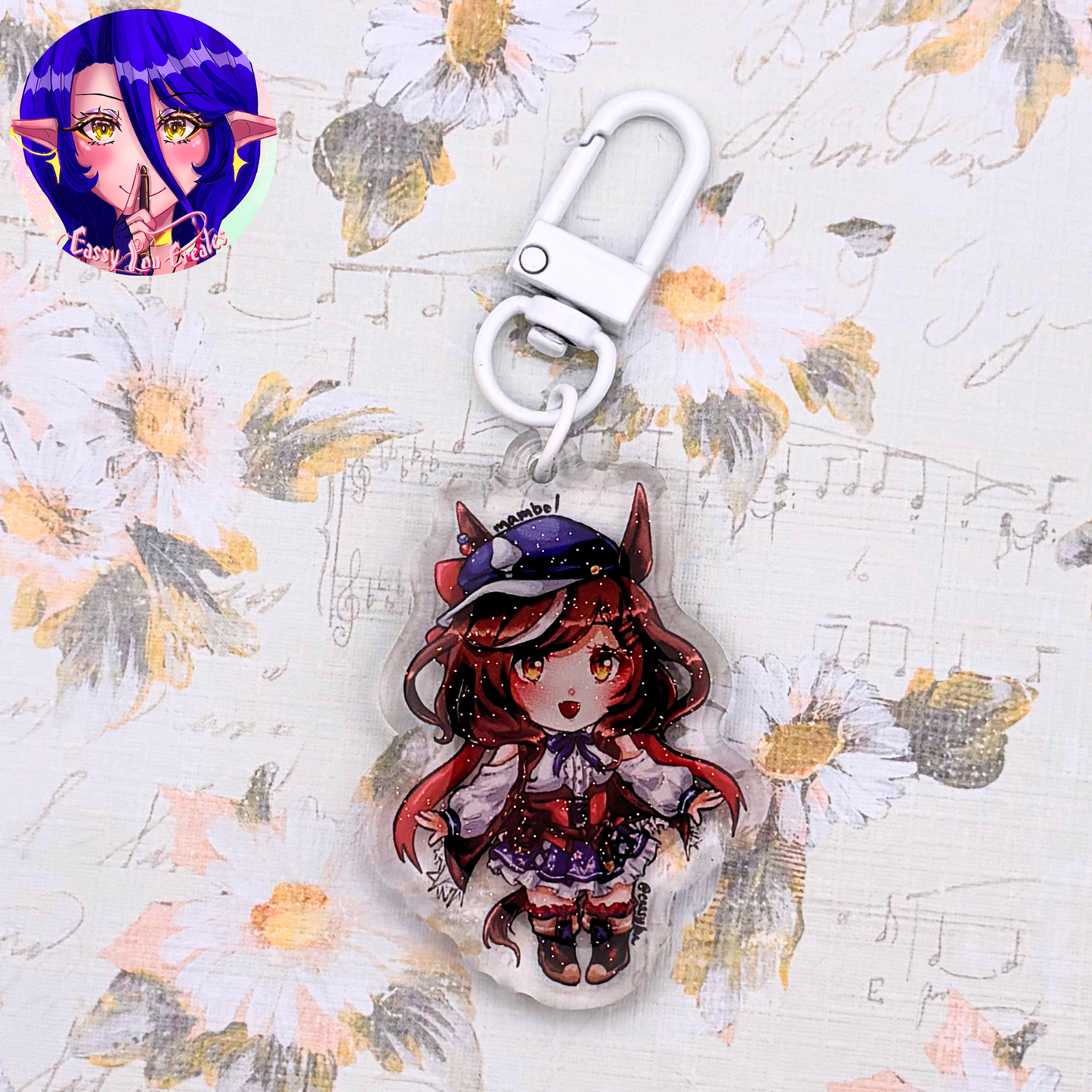 Horse Girls Vol. 3 Glitter Epoxy Keychains