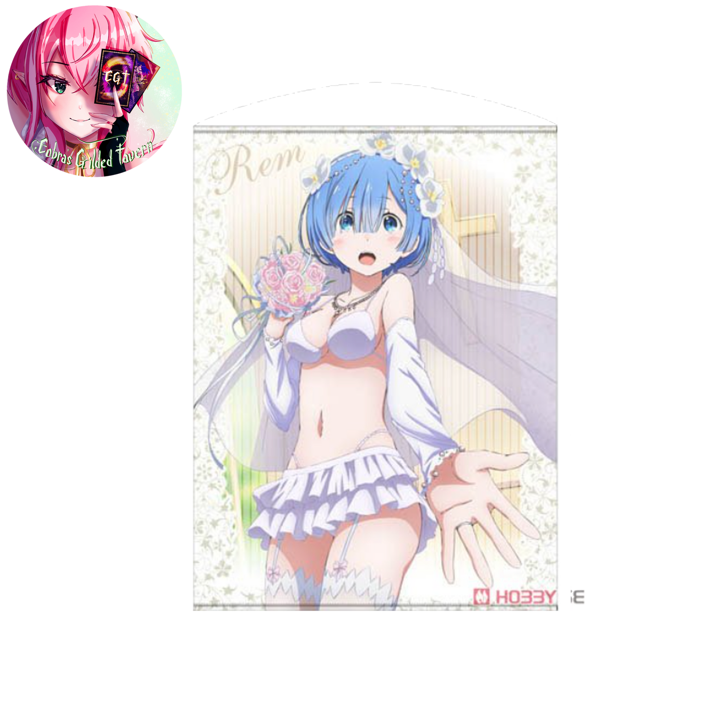Re: Life in a Different World from Zero Wedding Rem 100cm Tapestry
